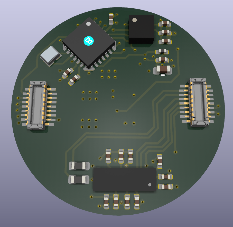 Health PCB Render Top