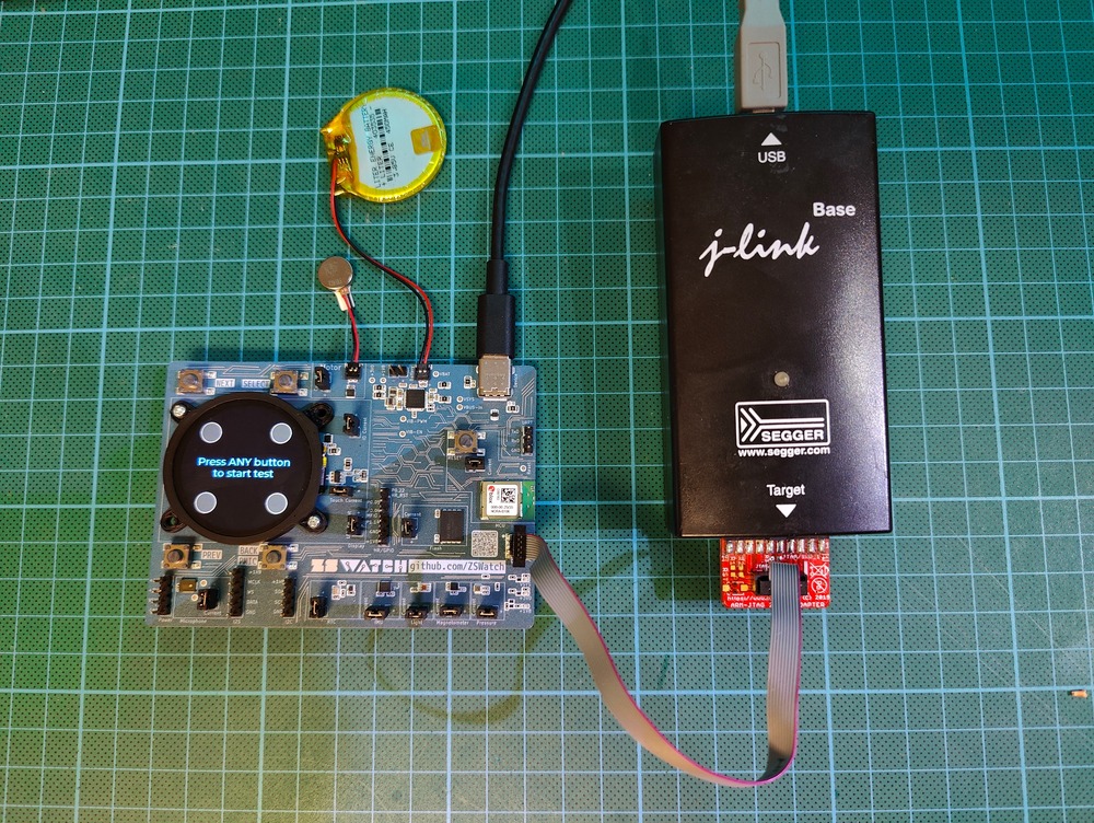 Production test hardware setup